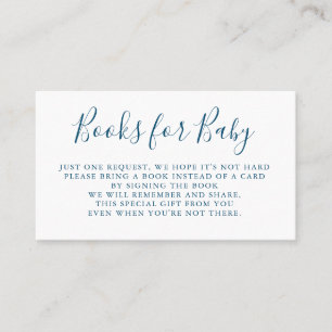 Carte De Visite Les livres demandent l'insertion d'invitation de