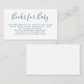 Carte De Visite Les livres demandent l'insertion d'invitation de (Devant / Derrière)