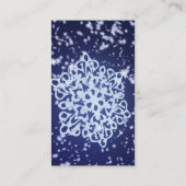 Carte De Visite Les longs Signets de nuit d'hiver (Dos)