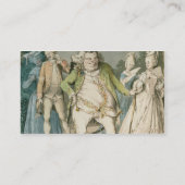 Carte De Visite Les macaronis, 1774 (la semaine sur le papier) (Dos)