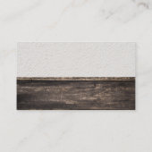 Carte De Visite Les marteaux et la maison | Bois mural (Dos)