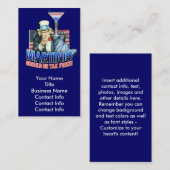 Carte de visite - les martini devraient être (Devant / Derrière)