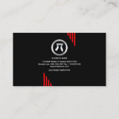 Carte De Visite Les maths créatives futuristes forment le (Dos)