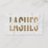 Carte De Visite Les mèches modernes ont coupé le marbre de (Dos)