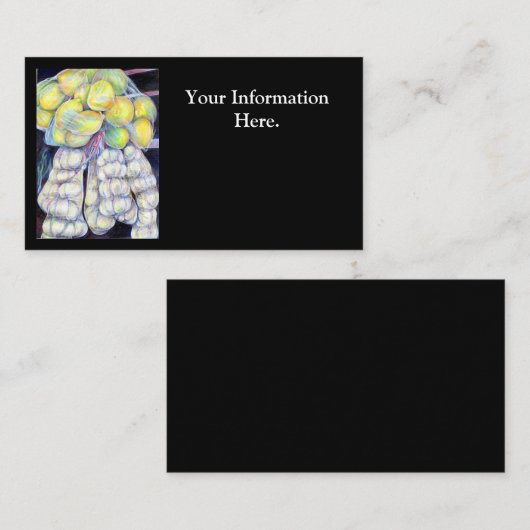 Carte De Visite Les merveilles des marchés occidentaux à Singapour (Devant / Derrière)