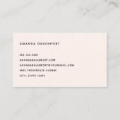 Carte De Visite Les mignons renards orange en amour (Dos)