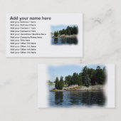 Carte De Visite Les Mille Îles #1 (Devant / Derrière)