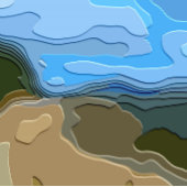 CARTE DE VISITE LES MONTAGNES