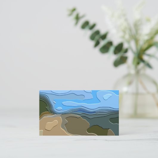 CARTE DE VISITE LES MONTAGNES (Debout devant)