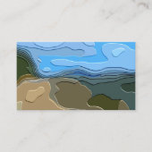 CARTE DE VISITE LES MONTAGNES (Devant)