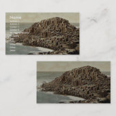 Carte De Visite Les nids d'abeilles. La chaussée du géant. Cie. (Devant / Derrière)