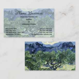 Carte De Visite Les oliviers de Van Gogh - Blue Mountain Art