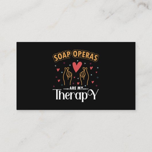 Carte De Visite Les opéras de savon sont My Therapy Telenovela Fem (Dos)