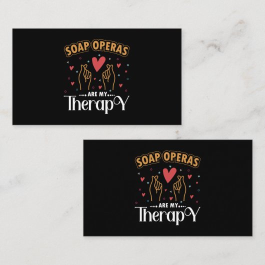 Carte De Visite Les opéras de savon sont My Therapy Telenovela Fem (Devant / Derrière)