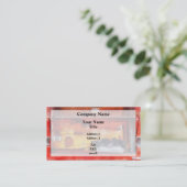 Carte De Visite Les outils du commerce des pompiers (Debout devant)