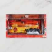 Carte De Visite Les outils du commerce des pompiers (Dos)