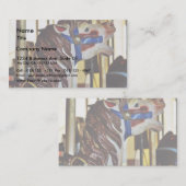 Carte De Visite Les parcs d'attractions Carousels Horses Rides (Devant / Derrière)