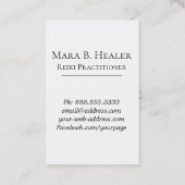 Carte De Visite Les parties scintillantes de coeur de Lotus de *~* (Dos)