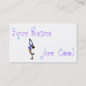 Carte De Visite Les patineurs artistiques sont frais (Dos)