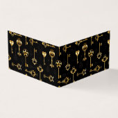 Carte De Visite Les Patters de Seamless avec Golden Keys (Extérieur)