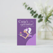 Carte De Visite Les petits gâteaux de Cutie - pâtisseries de (Debout devant)