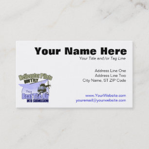 Carte De Visite Les pilotes d'hélicoptère ne volent pas… [OH-58]