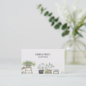 Carte De Visite Les Plantes (Debout devant)