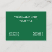 Carte De Visite Les plantes Nous Aident Juste À Développer Les Pla (Dos)