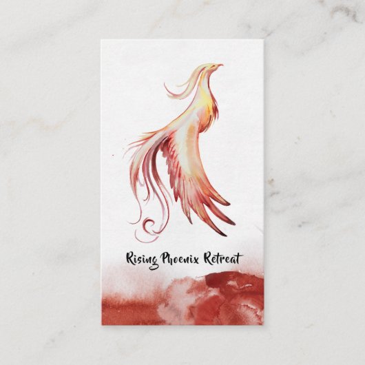 Carte De Visite *~* Les plumes de la Bourgogne rouge orangée Flamm (Devant)