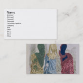 Carte De Visite Les plus défuntes modes de Paris, robes de trois (Devant / Derrière)