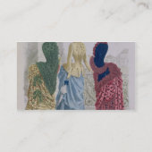 Carte De Visite Les plus défuntes modes de Paris, robes de trois (Dos)