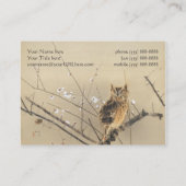 Carte De Visite Les premières fleurs de prune par Nishimura Goun, (Dos)