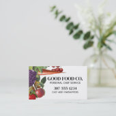 Carte De Visite Les producteurs de fruits végétaux cuisine nutriti (Debout devant)