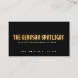 Carte De Visite Les projecteurs de Kenosha