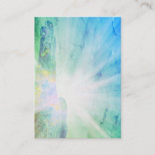 Carte De Visite Les raies curatifs de main de *~* de l'énergie (Devant)