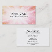 Carte De Visite *~* Les rayons de guérison de l'énergie de Reiki e (Devant / Derrière)