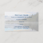 Carte De Visite Les réflexions du début du matin Paysage (Dos)