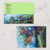 CARTE DE VISITE LES RIDERS DANS LA TEMPÊTE (Devant / Derrière)