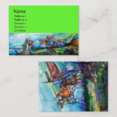 CARTE DE VISITE LES RIDERS DANS LA TEMPÊTE (Devant / Derrière)