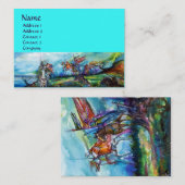 CARTE DE VISITE LES RIDERS DANS LA TEMPÊTE (Devant / Derrière)