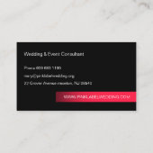 Carte De Visite Les roses indien marquent sur générique (Dos)