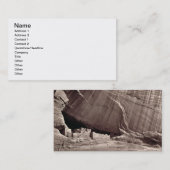 Carte De Visite Les ruines antiques du canyon de Chelle, 1873 (a (Devant / Derrière)