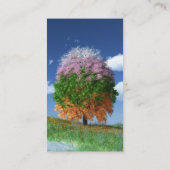 Carte De Visite Les Signets de l'arbre de saison (Dos)
