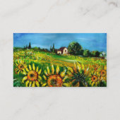 CARTE DE VISITE LES SOUFFRES ET LA CAMPAGNE EN TOSCANE- ITALIE (Dos)