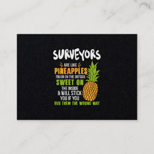 Carte De Visite Les Surveyors Sont Comme Des Ananas.
