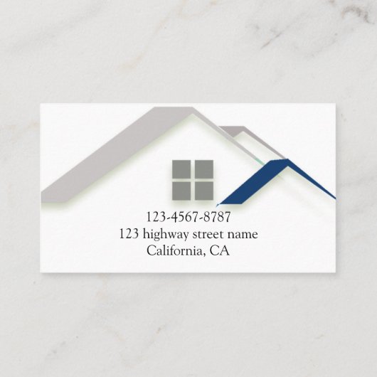 Carte De Visite Les Toits (Dos)