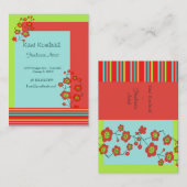 Carte De Visite Les Traces branchées du Pavot (Devant / Derrière)