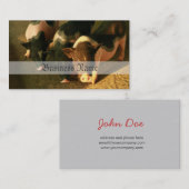 Carte De Visite Les trois petits porcs (Devant / Derrière)