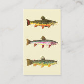 Carte De Visite Les Trois Truites (Devant)