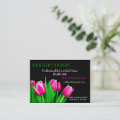 Carte De Visite Les Tulipes d'aidants naturels (Debout devant)